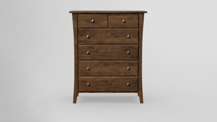 Forest Green 6 Drawer Chest
