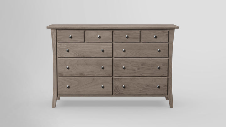 Forest Green 10 Drawer Tall Dresser