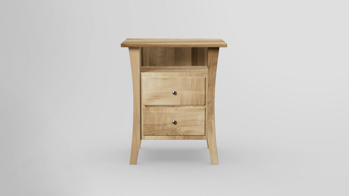Forest Green 2 Drawer Nightstand