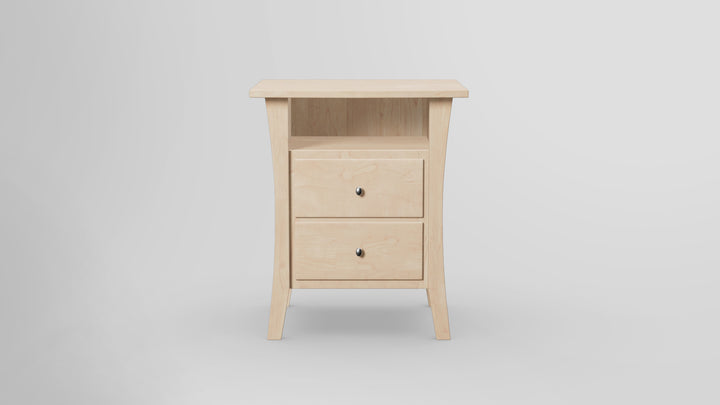Forest Green 2 Drawer Nightstand