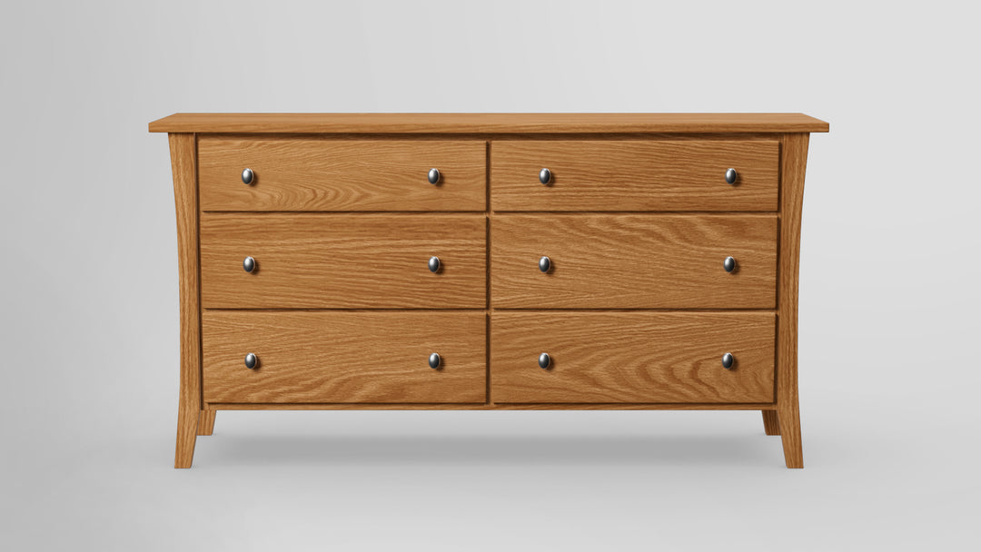 Forest Green 6 Drawer Dresser
