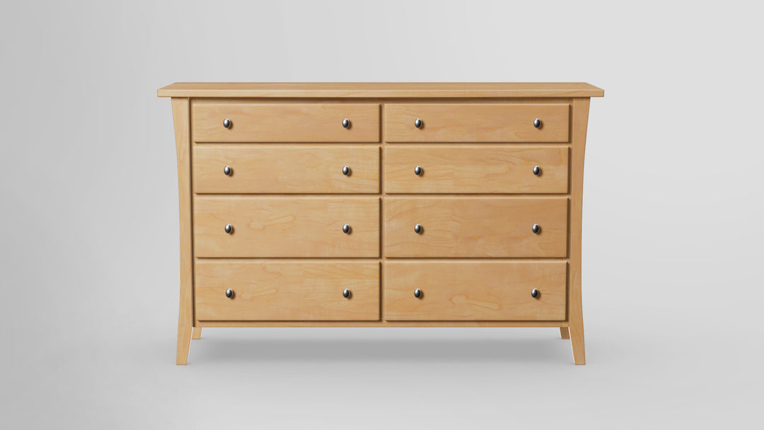 Forest Green 8 Drawer Tall Dresser