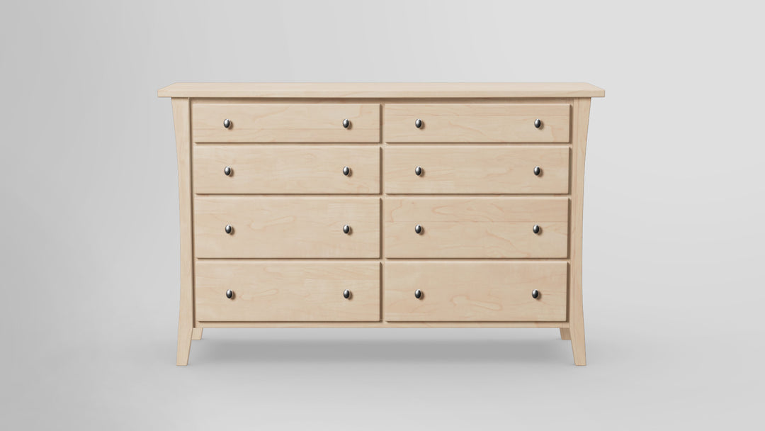 Forest Green 8 Drawer Tall Dresser