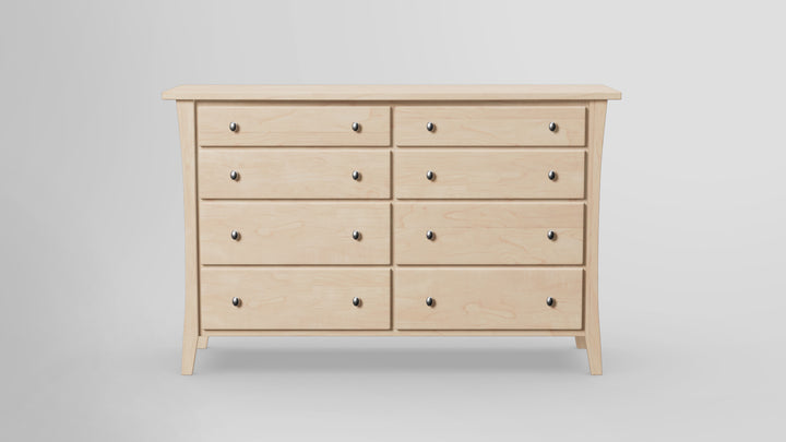 Forest Green 8 Drawer Tall Dresser