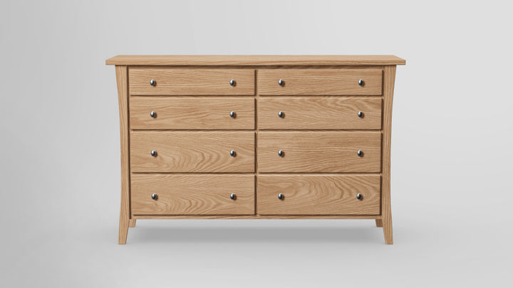 Forest Green 8 Drawer Tall Dresser