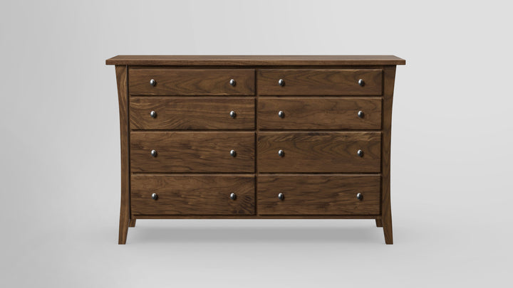 Forest Green 8 Drawer Tall Dresser