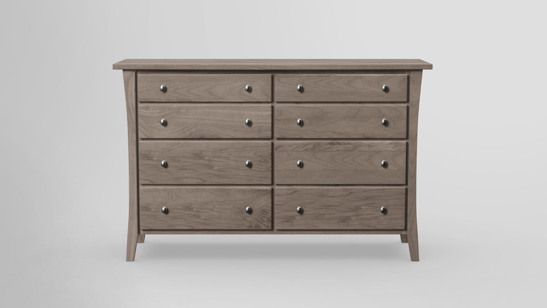 Forest Green 8 Drawer Tall Dresser