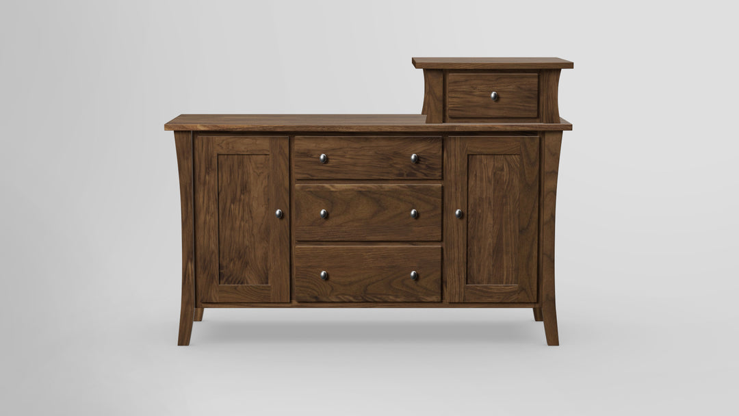 green and brown dresser A Free Dresser's Gorgeous $40 Flip: Before & After Photos