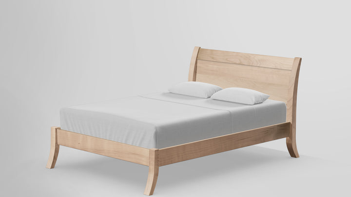 Forest Green Bed 44in Panel Headboard Low Footboard