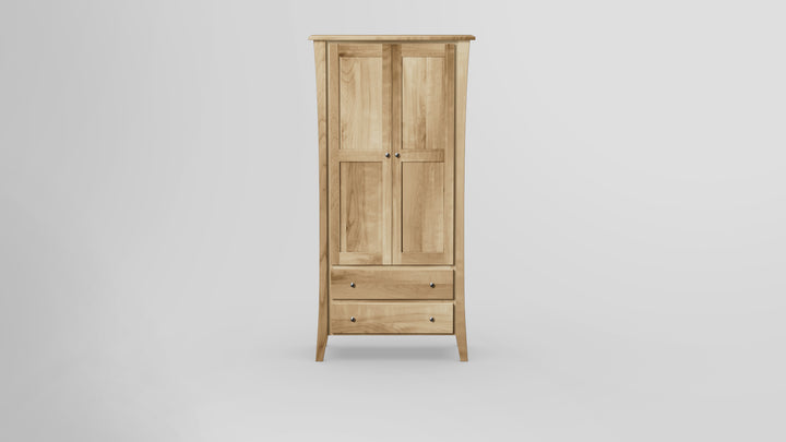 Forest Green Tall Armoire