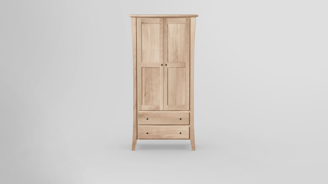 Forest Green Tall Armoire