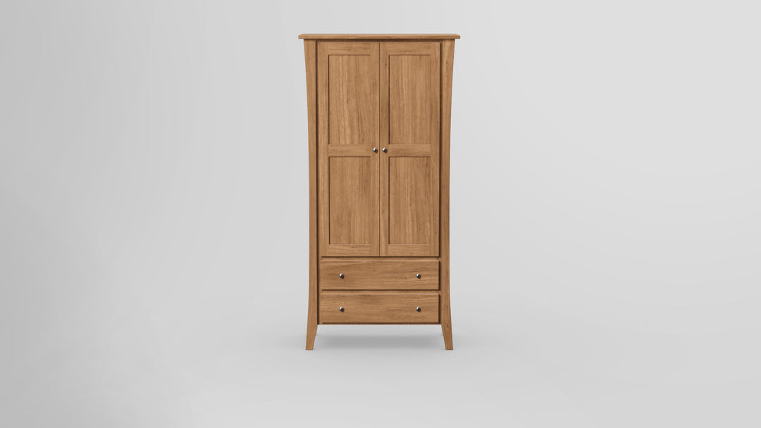 Forest Green Tall Armoire