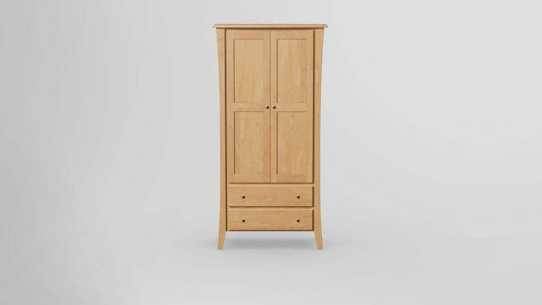 Forest Green Tall Armoire
