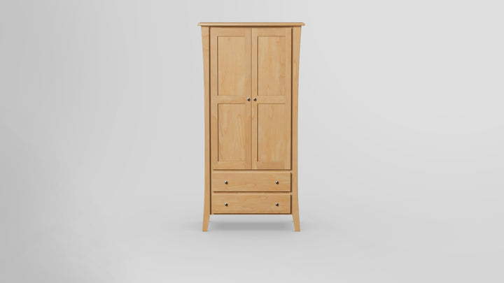 Forest Green Tall Armoire