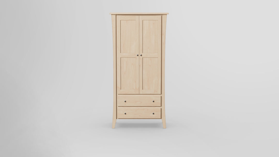 Forest Green Tall Armoire