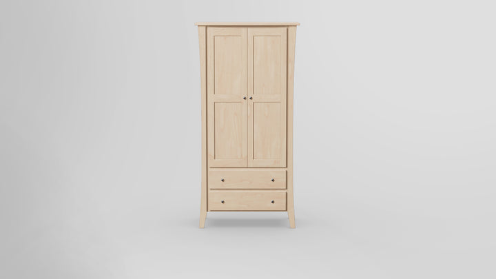 Forest Green Tall Armoire