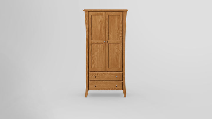 Forest Green Tall Armoire