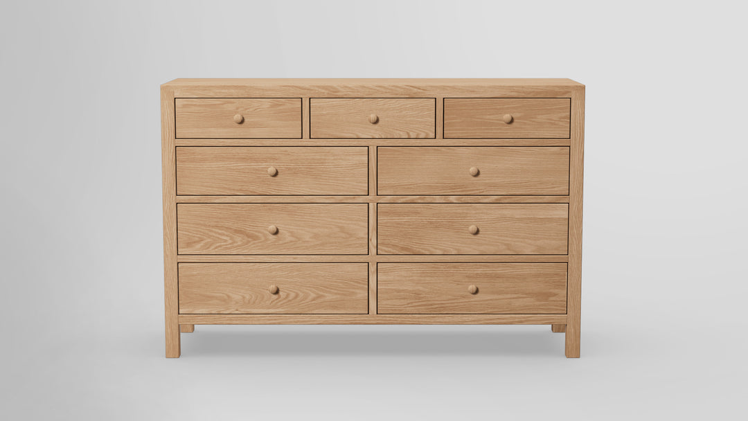 Gratitude 9 Drawer Tall Dresser