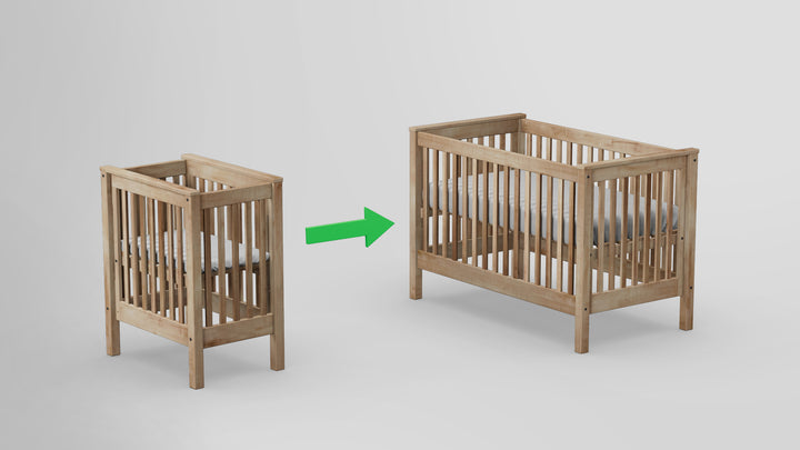 Gratitude Convertible Bassinet To Crib Combo