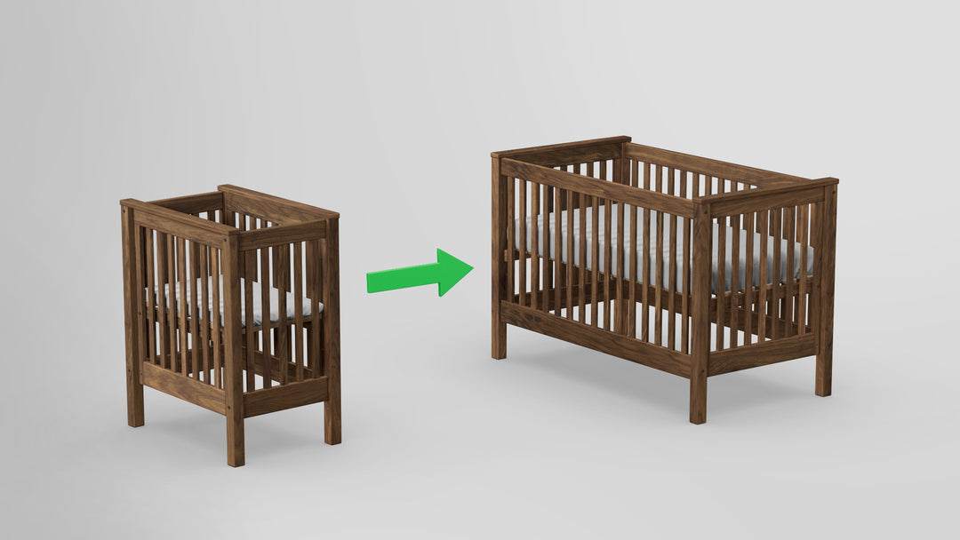 Gratitude Convertible Bassinet To Crib Combo