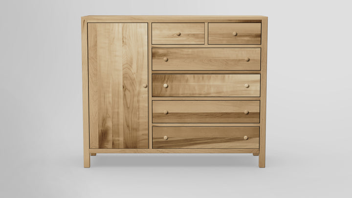 Gratitude 6 Drawer Chest Combo Left Wardrobe