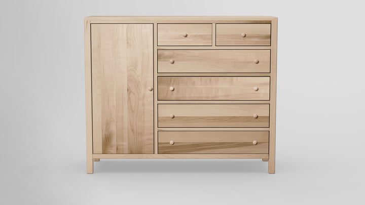 Gratitude 6 Drawer Chest Combo Left Wardrobe