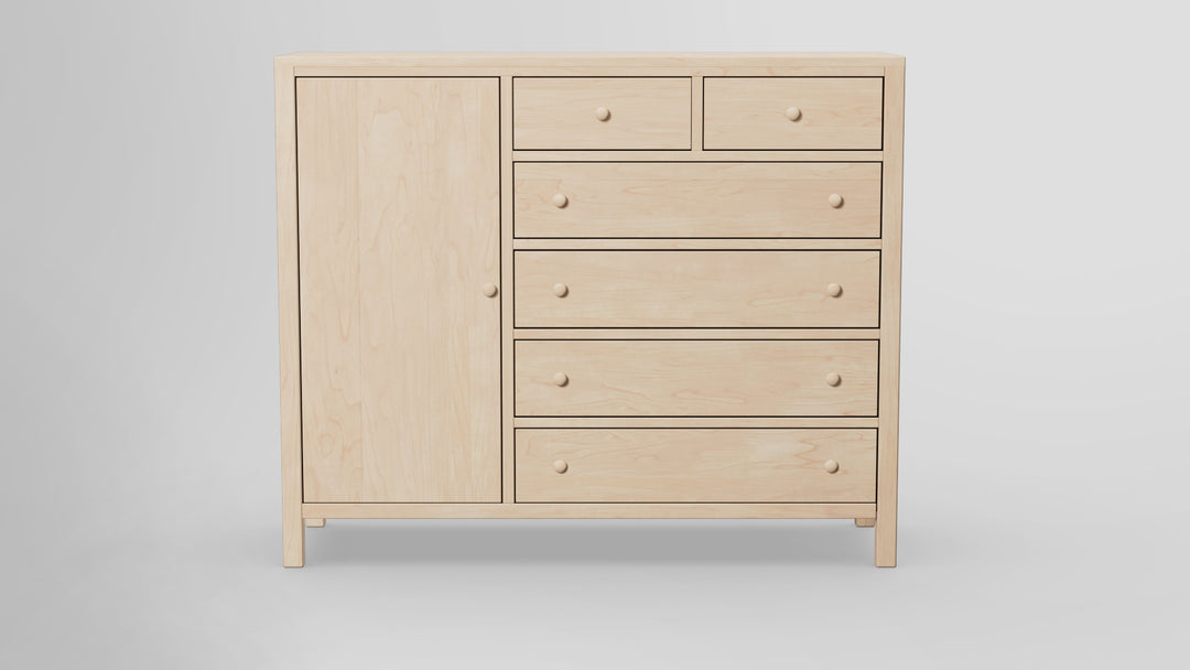 Gratitude 6 Drawer Chest Combo Left Wardrobe