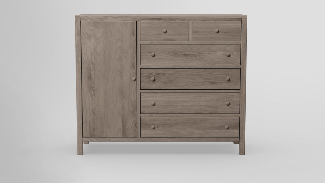 Gratitude 6 Drawer Chest Combo Left Wardrobe