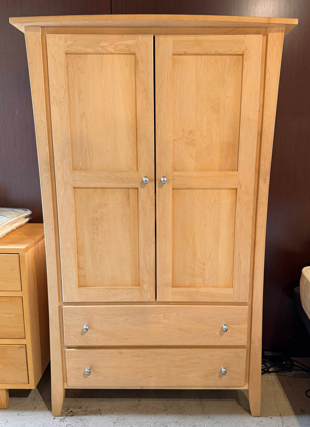 Forest Green Standard Armoire Hard Maple (Floor Display)