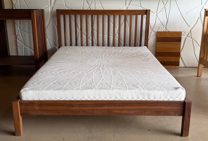 Gratitude Slat Full Bed 36" Headboard Walnut (Floor Model)