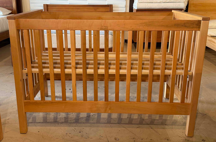 Gratitude Slat Crib Brown Maple (Floor Model)