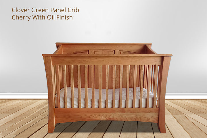 Clover Green Panel Crib