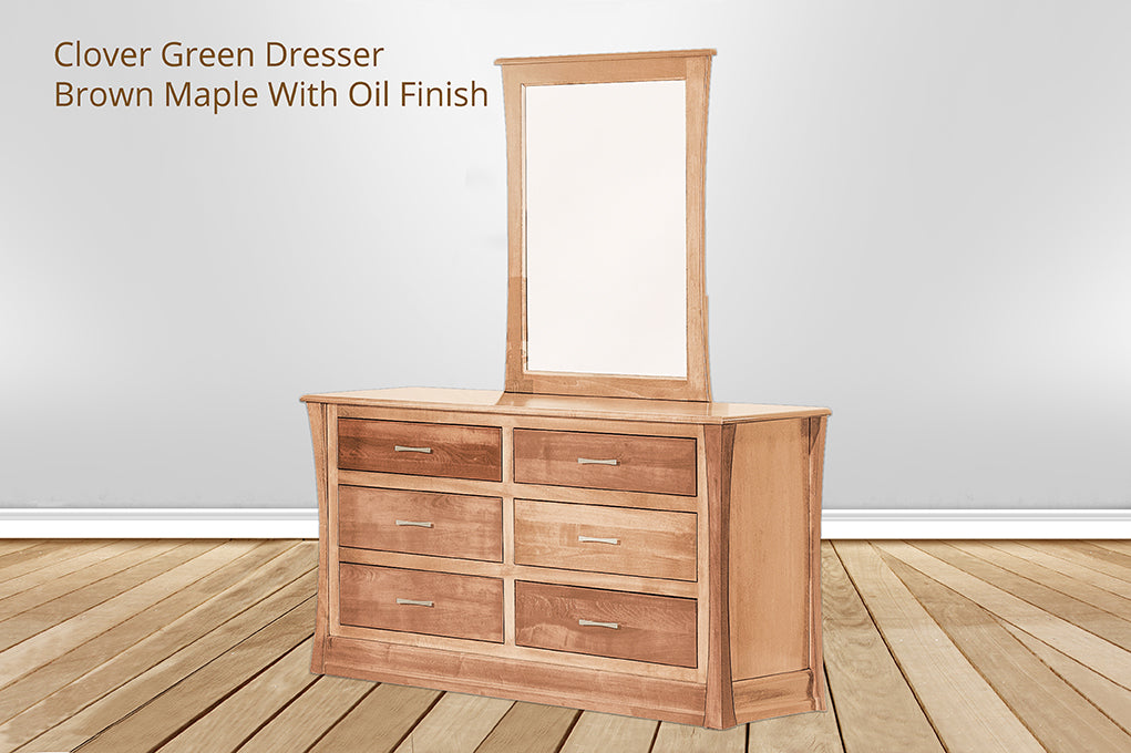 Clover Green 6 Drawer Dresser