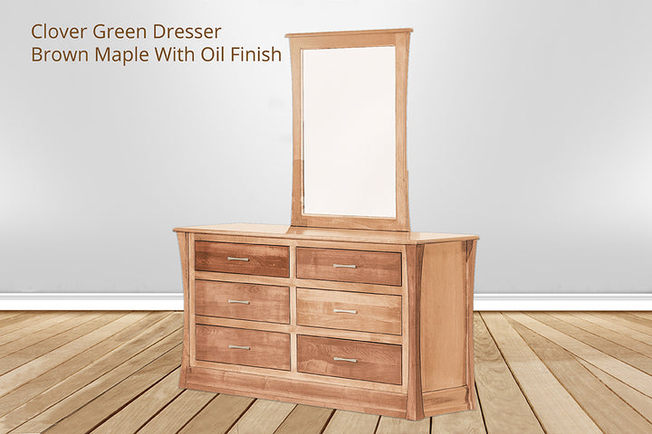 Clover Green 6 Drawer Dresser