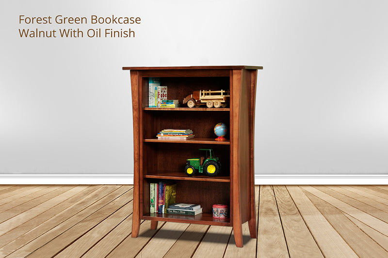Forest Green Bookcase