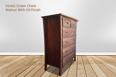 Forest Green 6 Drawer Chest