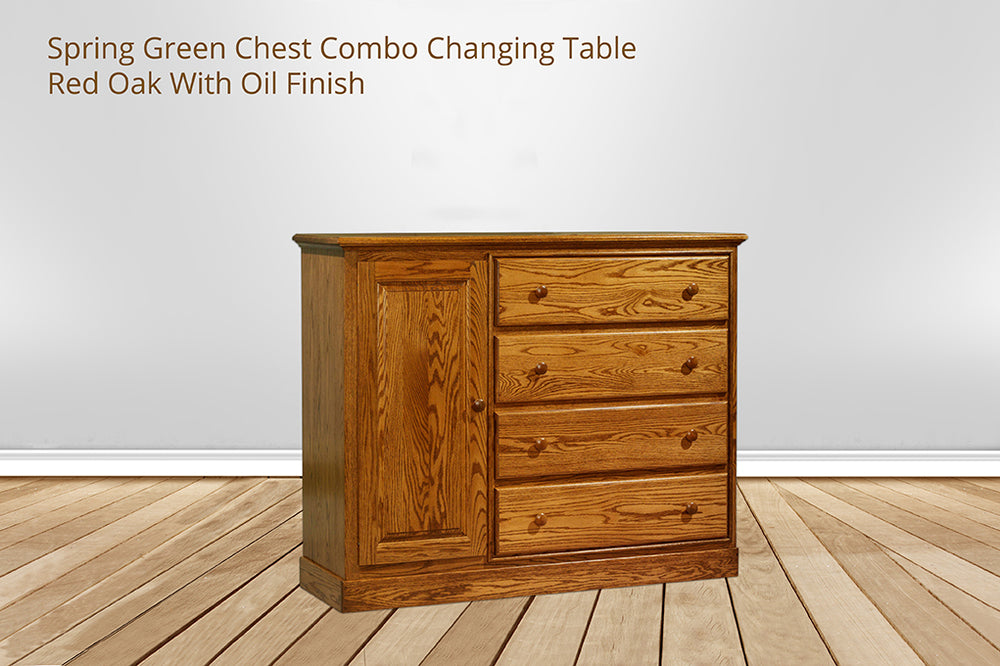 Spring Green 4 Drawer Chest Combo
