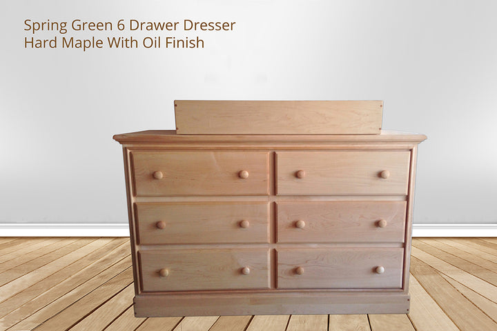 Spring Green 6 Drawer Dresser Changing Table