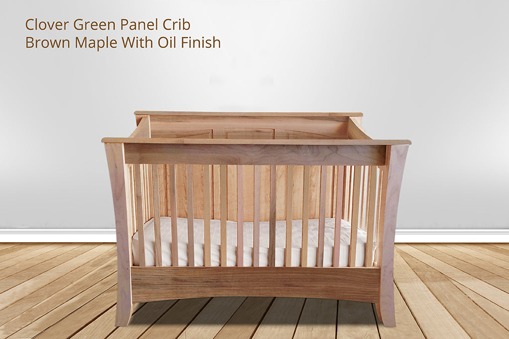 Clover Green Panel Crib