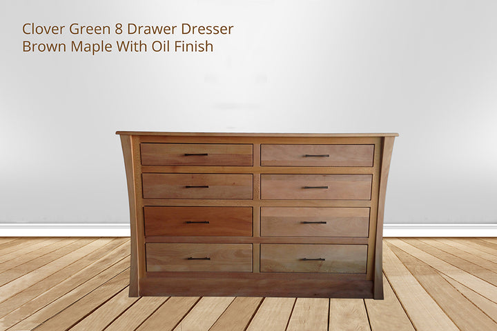 Clover Green 8 Drawer Dresser