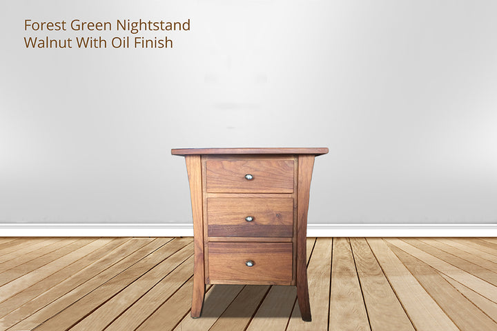 Forest Green Nightstand