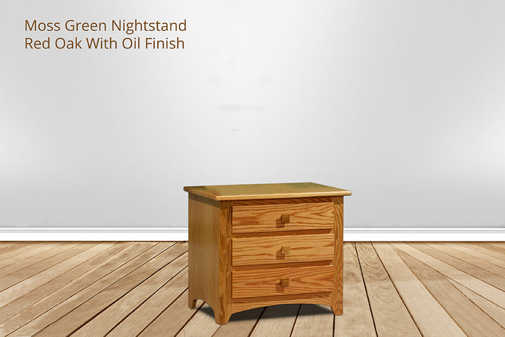 Moss Green Nightstand