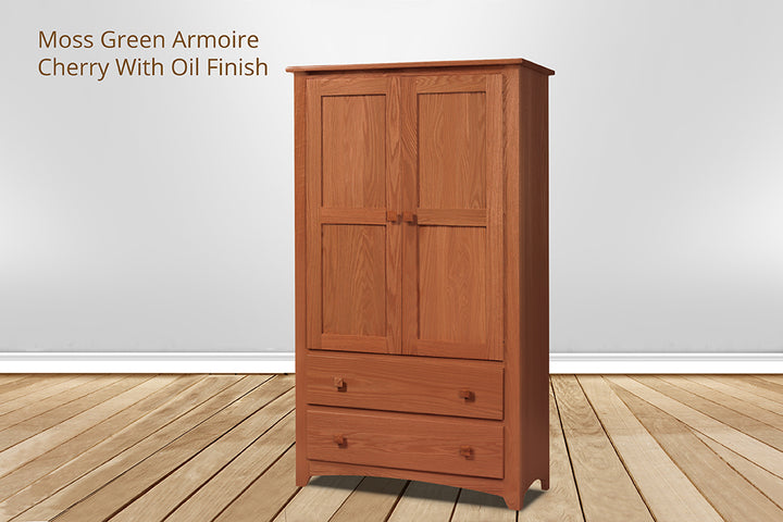Moss Green Armoire