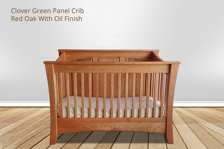 Clover Green Panel Crib