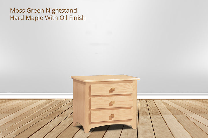 Moss Green Nightstand