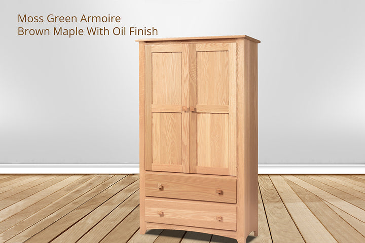 Moss Green Armoire