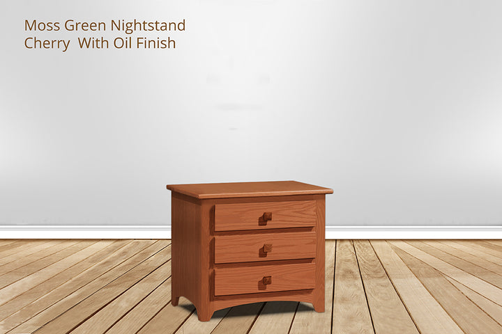 Moss Green Nightstand