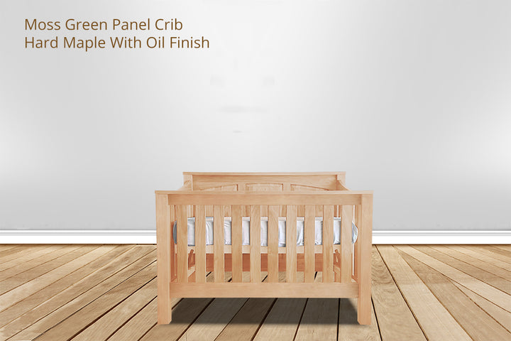 Moss Green Panel Crib
