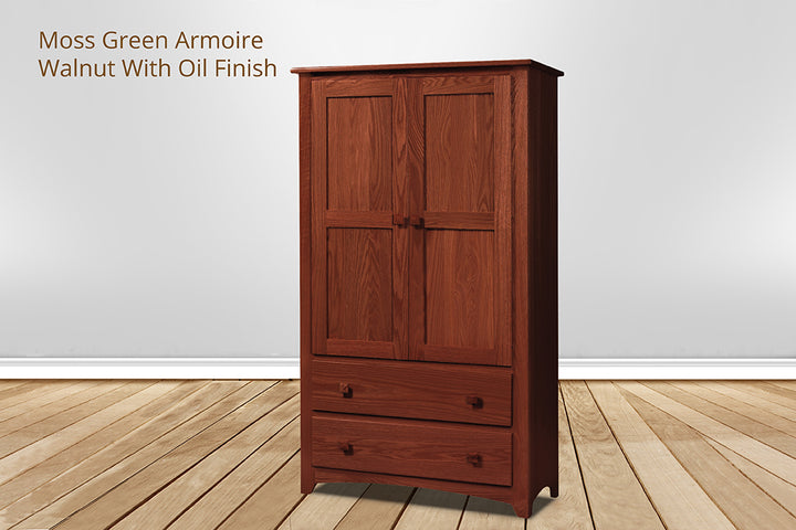 Moss Green Armoire