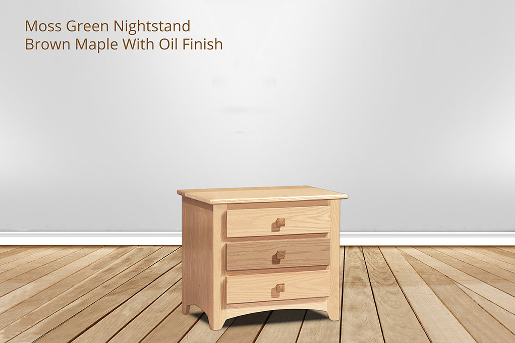 Moss Green Nightstand